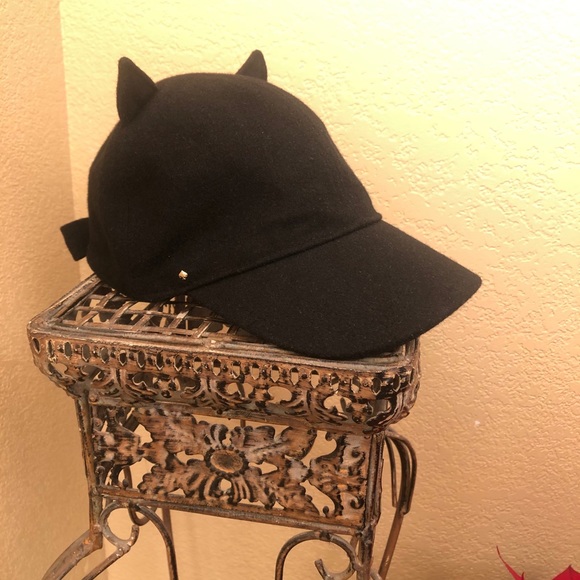 SOLD! On Ⓜ️//Kate Spade Cat Wool Hat - Picture 3 of 8